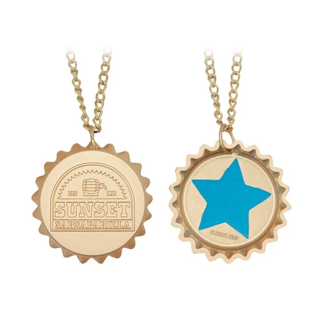 Sunset Sarsaparilla Gold Edition Deputy Badge And Bottle Cap Necklace Fallout Premium Set - 4