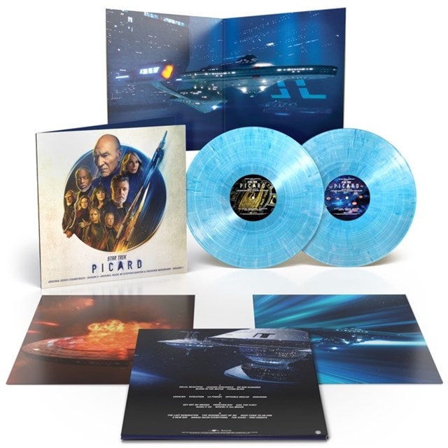 Star Trek: Picard: Season 3 Volume 1 - Sky Blue and White Burst Vinyl - 1