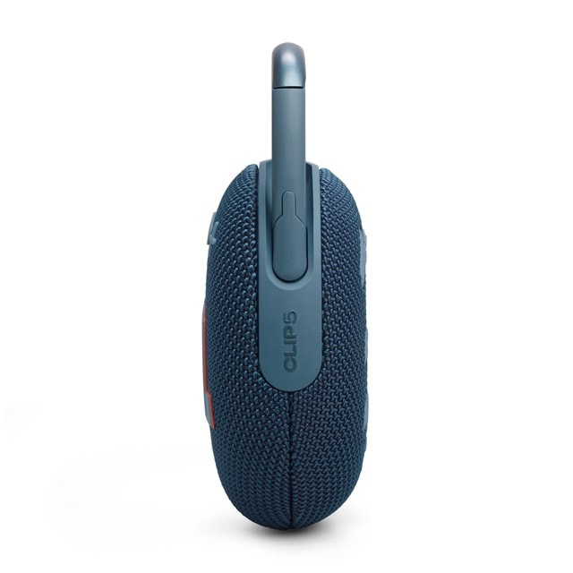 JBL Clip 5 Blue Bluetooth Speaker - 6