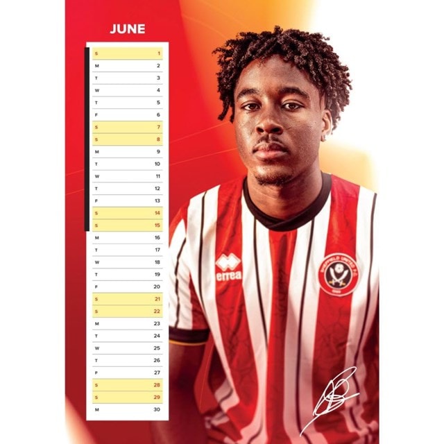 Sheffield United FC 2025 Calendar A3 - 3