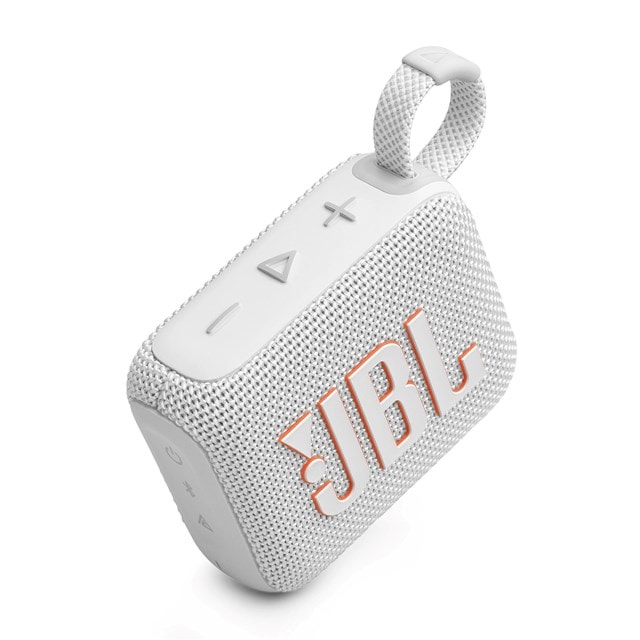 JBL Go 4 White Bluetooth Speaker - 2