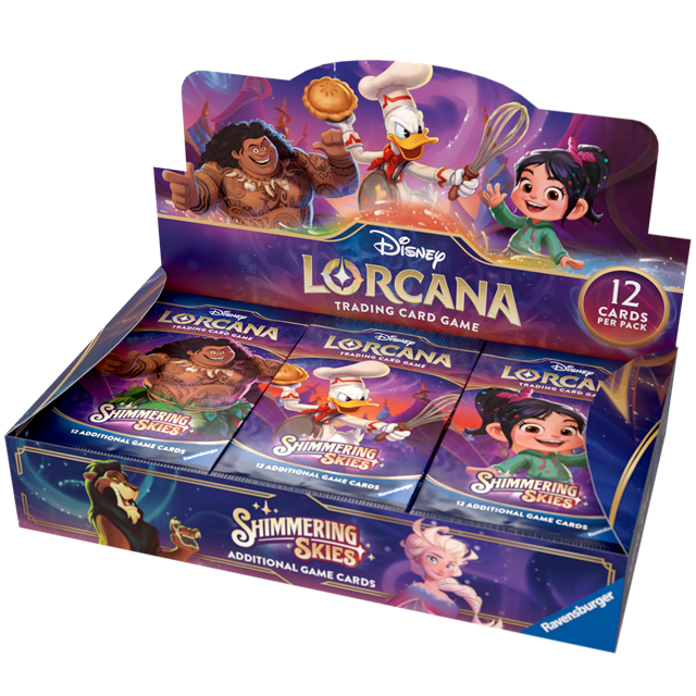 Disney Lorcana Trading Card Game Shimmering Skies Sleeved Booster Single Pack Trading Cards - 1