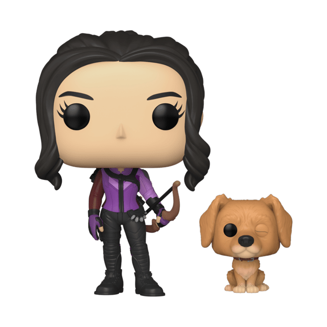 Kate Bishop With Lucky the Pizza Dog (1212) Hawkeye Pop Vinyl - 1