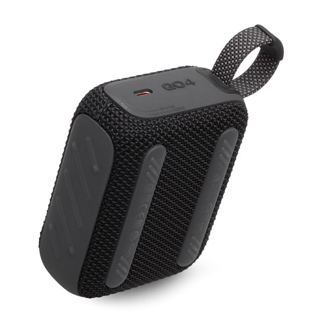 JBL Go 4 Black Bluetooth Speaker - 9