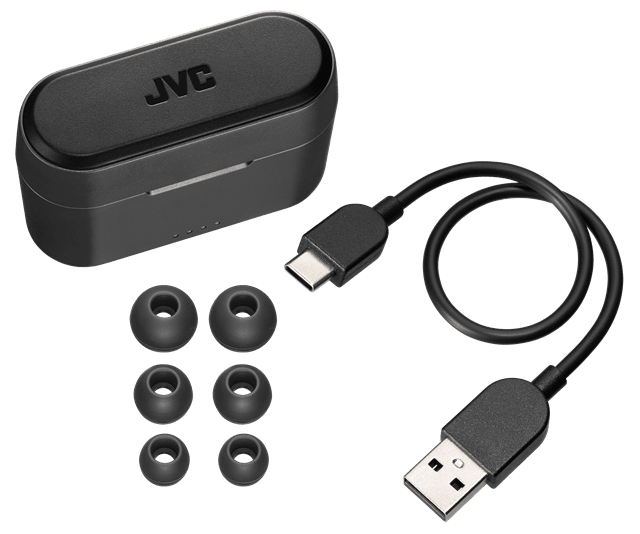 JVC HA-A9T Black True Wireless Bluetooth Earphones - 3