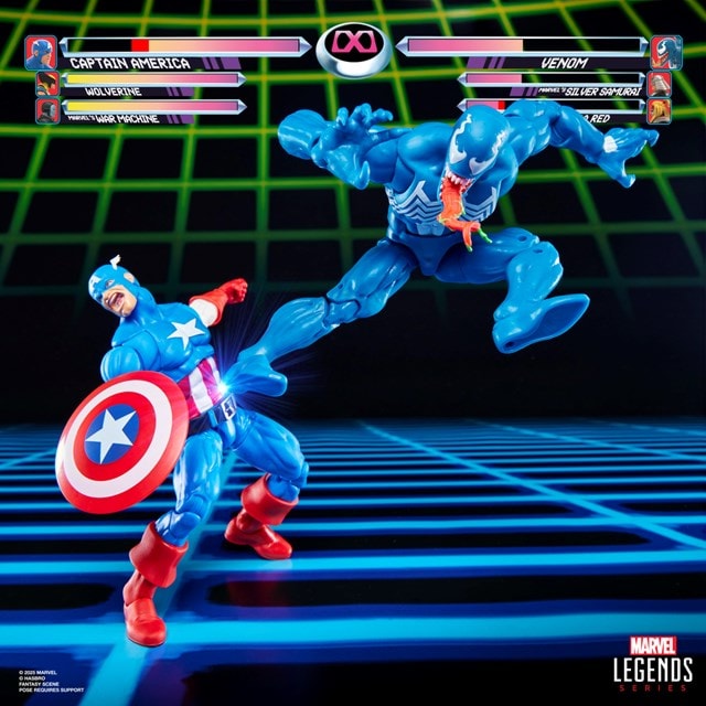 Gamerverse Captain America vs Venom Marvel Legends Series Hasbro Action Figure - 4