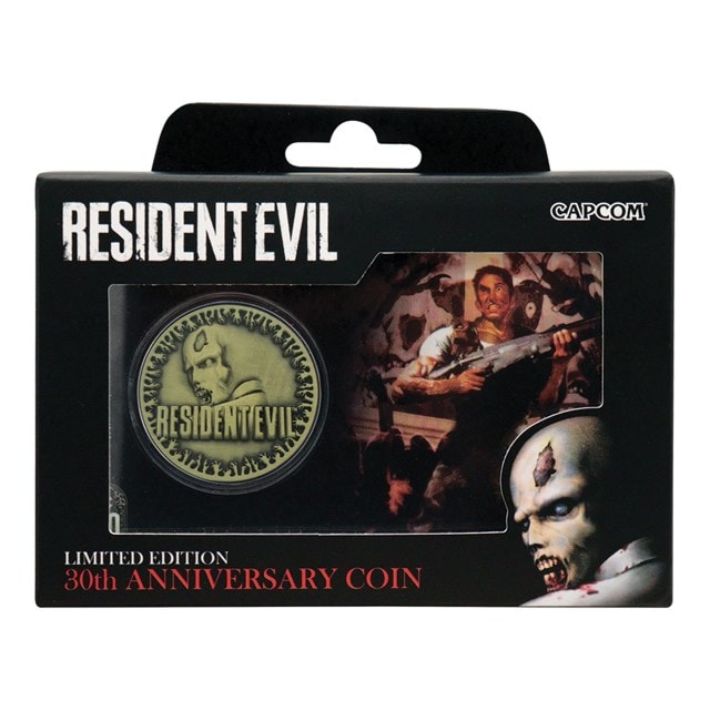 Resident Evil 30th Anniversary Antique Brass Presentation Coin - 4