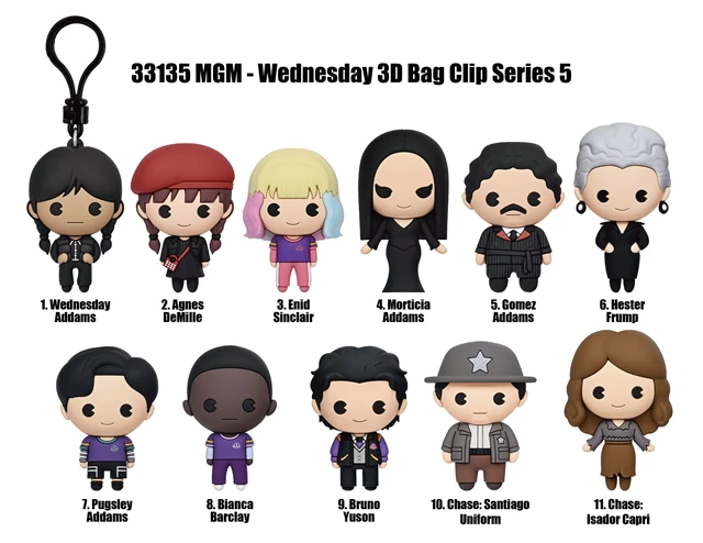 Wednesday Series 5 Bag Clip - 2