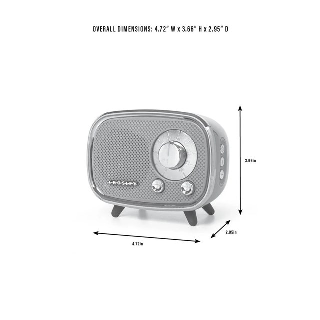 Crosley Rondo White Bluetooth Speaker - 8