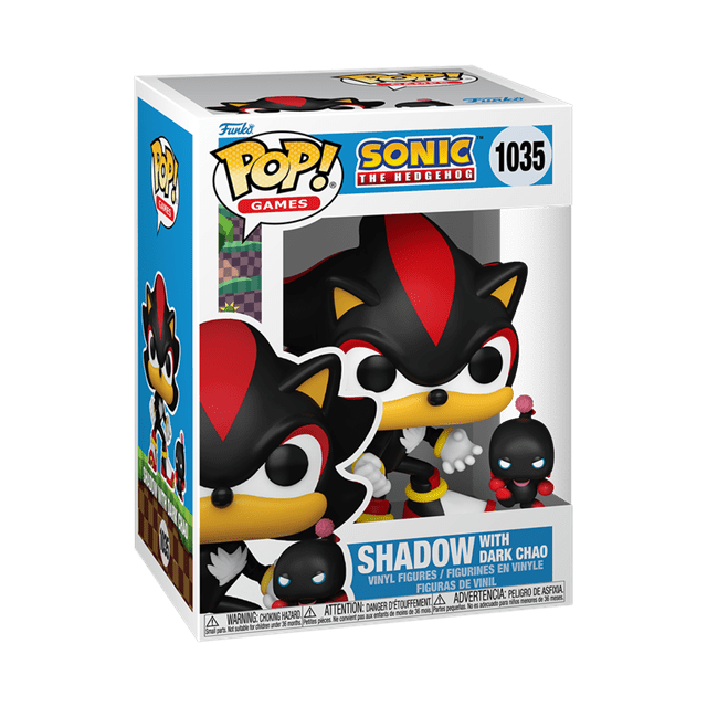 Shadow With Dark Chao 1035 Sonic The Hedgehog Funko Pop Vinyl - 2