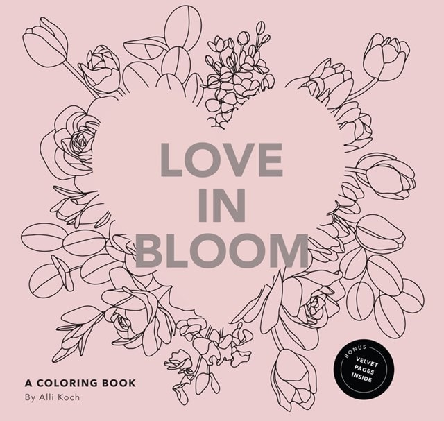 Love In Bloom Colouring Book - 1