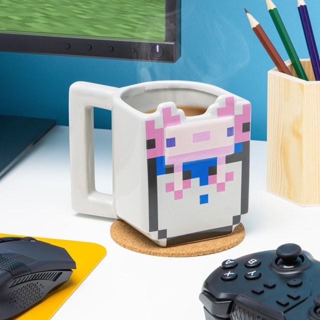 Axolotl Minecraft Shaped Mug - 6