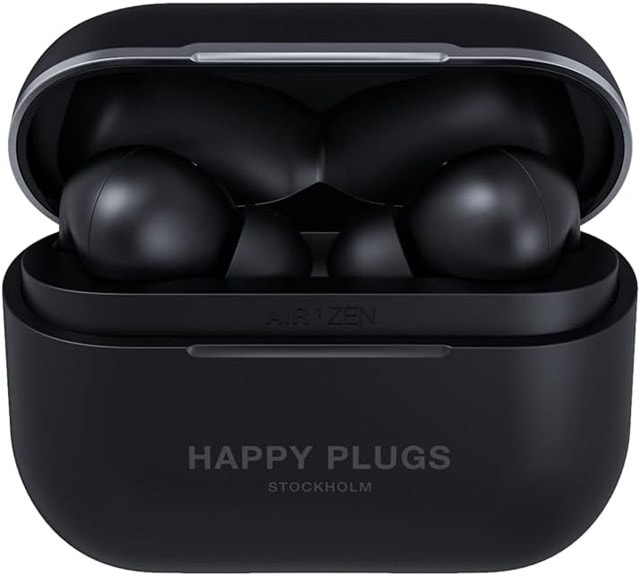 Happy Plugs Air 1 Zen Black True Wireless Bluetooth Earphones - 2