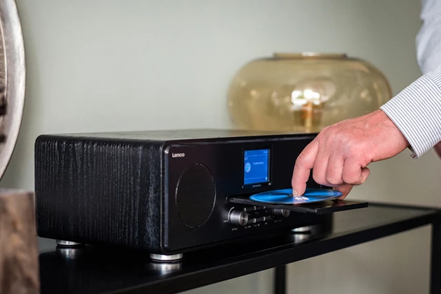Lenco DAR-061BK Black Bluetooth HiFi System - 5