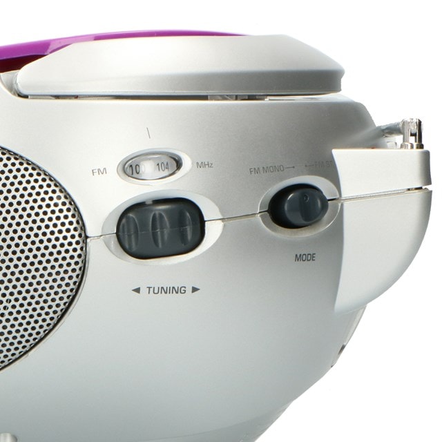 Lenco SCD-24 Purple CD Player with FM Radio - 5