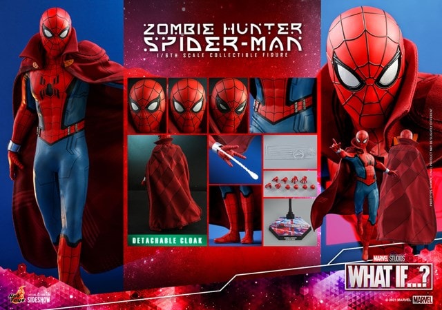 1:6 Zombie Hunter Spider-Man: What If...? Hot Toys Figure - 7
