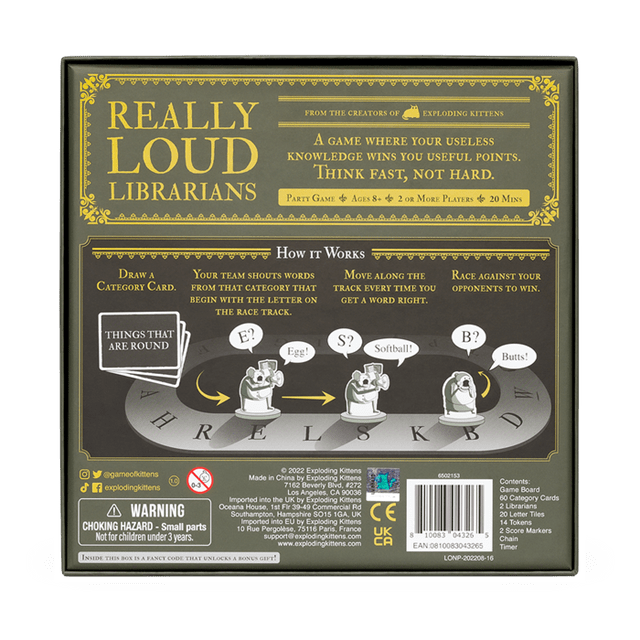 Really Loud Librarians Board Game - 4