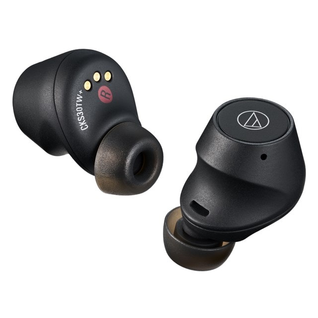 Audio Technica ATH-CKS30TW+ Black Active Noise Cancelling True Wireless Bluetooth Earphones - 2