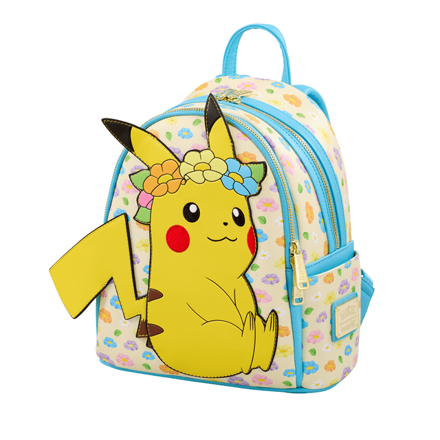 Pikachu Floral Crown Pokemon hmv Exclusive Loungefly Mini Backpack - 2