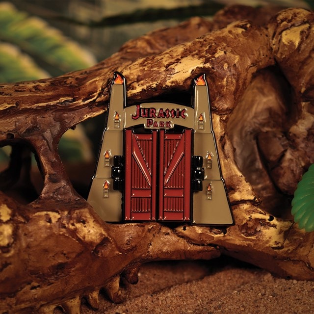 Park Gates Jurassic Park XL Hinged Pin Badge - 4