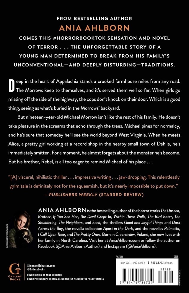 Brother Paperback By Ania Ahlborn - 2