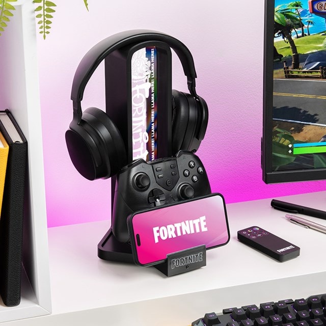 Headphone Stand With LED Fortnite Shaped Light - 7