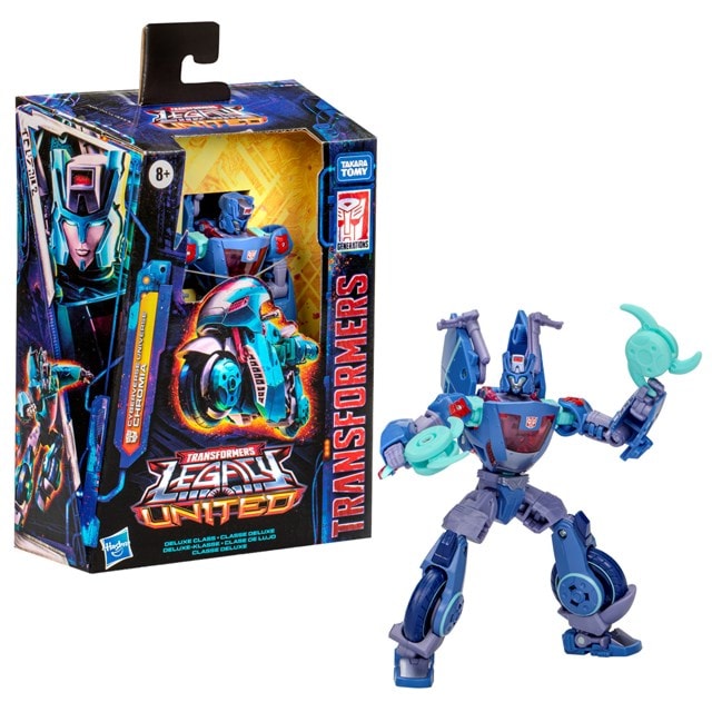 Transformers Legacy United Deluxe Class Cyberverse Universe Chromia Converting Action Figure - 11