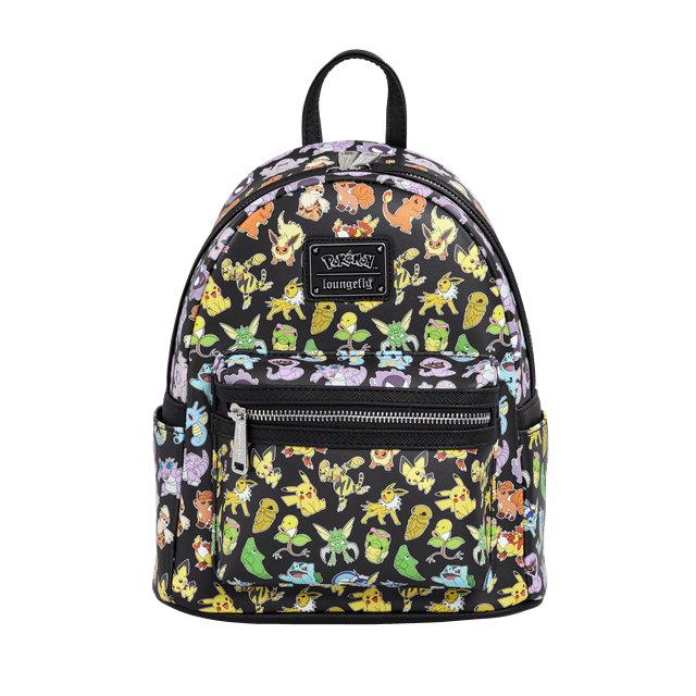 Multi Character All Over Print Pokemon Loungefly Mini Backpack - 1