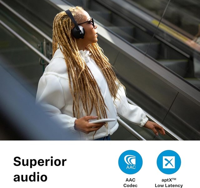 Sennheiser HD 250BT Black Bluetooth Headphones - 5