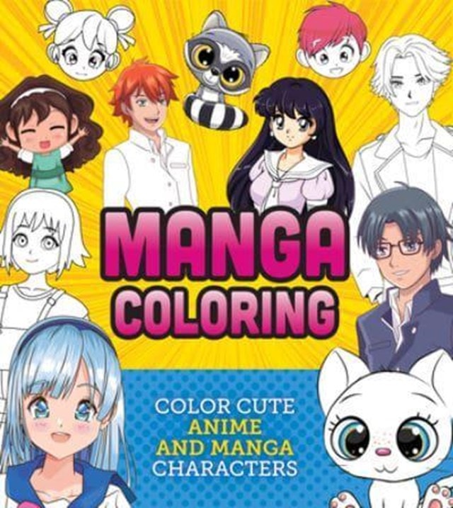 Manga Coloring Book - 1