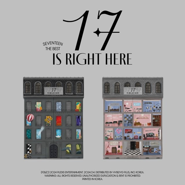 SEVENTEEN Best Album '17 IS RIGHT HERE' (hmv EXCLUSIVE Ver.) - 1