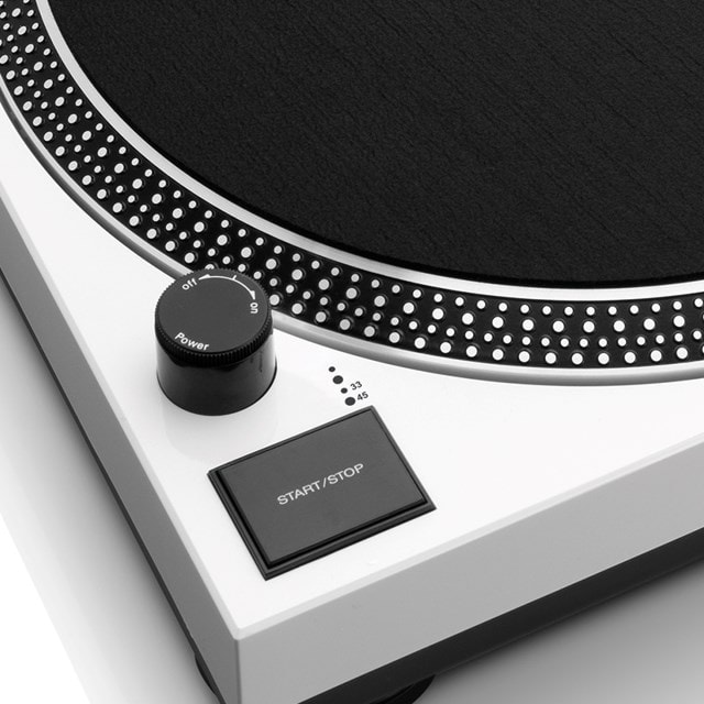 Lenco L-3810WH White Direct Drive Turntable - 6