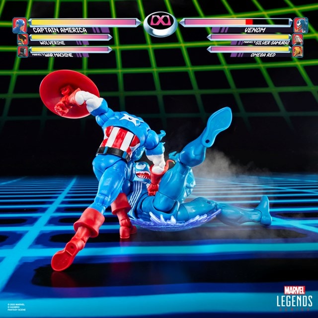 Gamerverse Captain America vs Venom Marvel Legends Series Hasbro Action Figure - 3