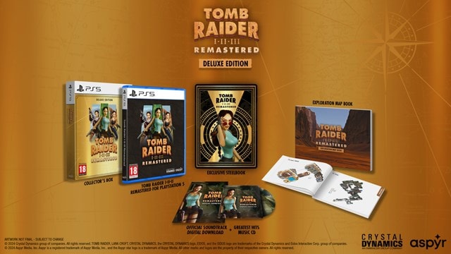 Tomb Raider I-III Remastered - Deluxe Edition (PS5) - 3