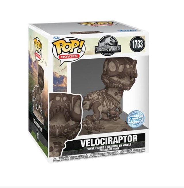 Velociraptor Fossil 1733 Jurassic Park Limited Edition Funko Pop Vinyl Super - 2