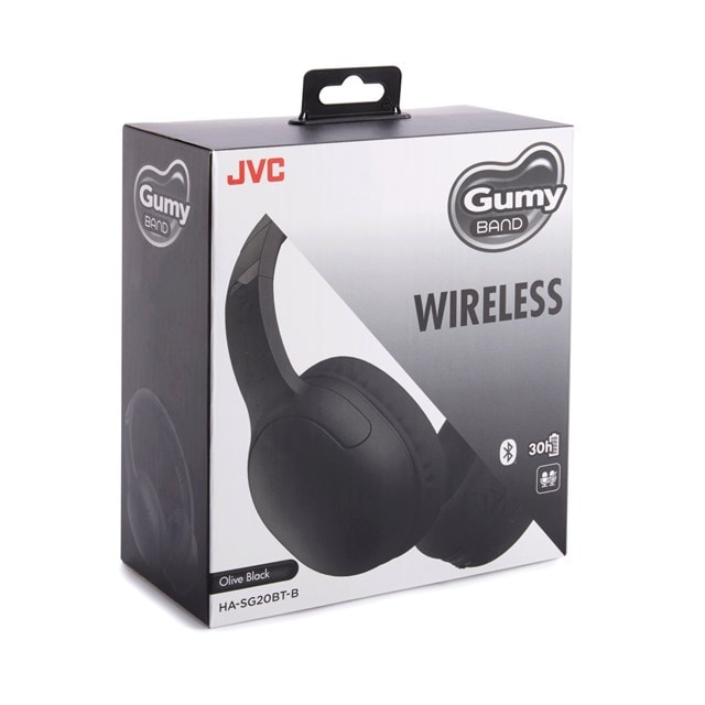 JVC Gumy Olive Black Bluetooth Headphones - 5