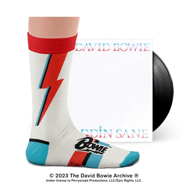 Aladdin Sane David Bowie Socks (L) - 1