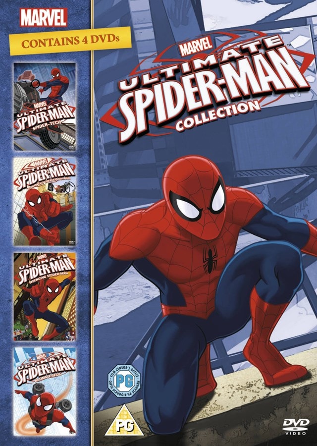 Ultimate SpiderMan Collection Marvel Comics Superhero Four DVD