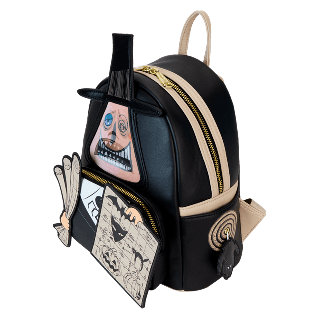 Mayor With Halloween Plans Nightmare Before Christmas Lenticular Loungefly Mini Backpack - 4