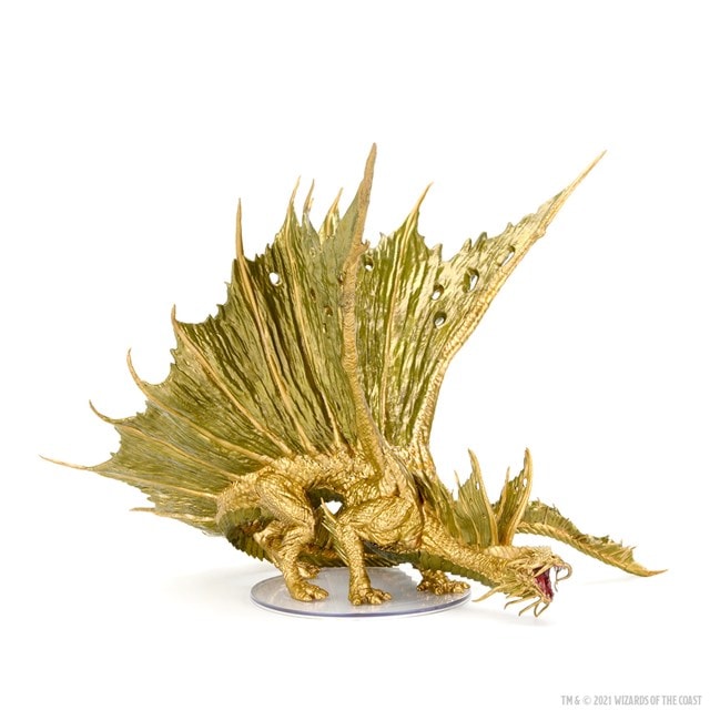 Adult Gold Dragon Dungeons & Dragons Icons Of The Realms Premium Figurine - 9