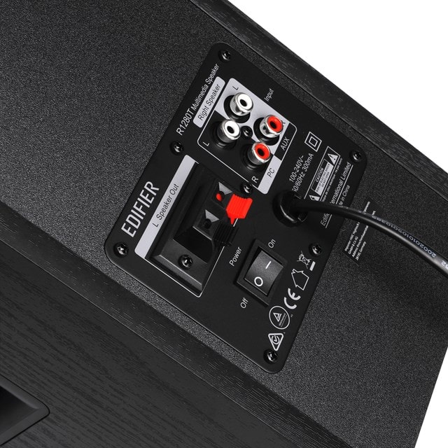 Edifier R1280T 2.0 Black Active Bookshelf Speakers - 5