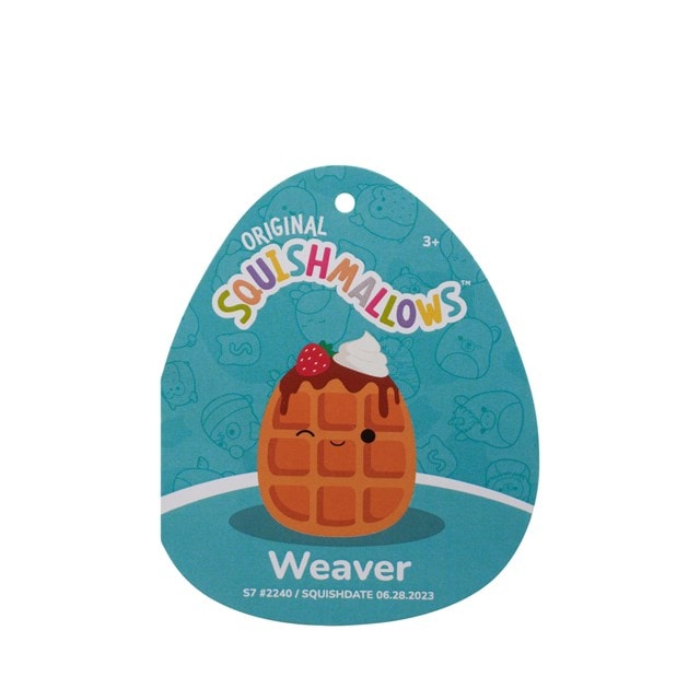 Weaver Waffle With Strawberry & Whipped Cream Original Squishmallows Plush - 7