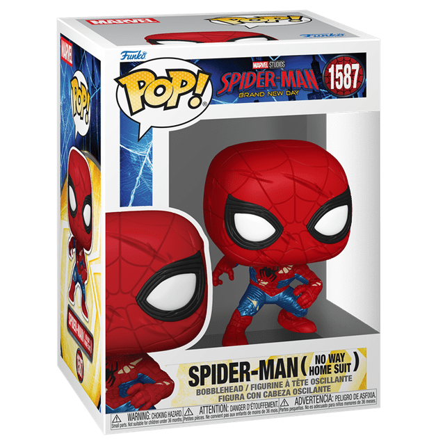 Spider-Man No Way Home Suit 1587 Spider-Man Brand New Day Funko Pop Vinyl - 2