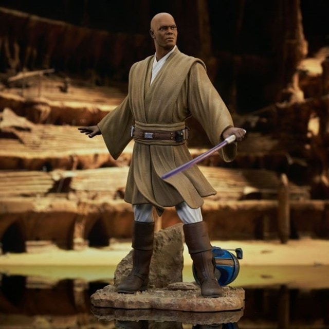 Mace Windu Premier Collection Star Wars Episode II Attack Of The Clones 1/7 Scale Statue - 2