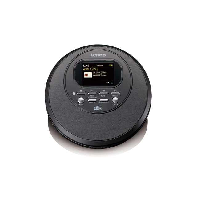 Lenco CD-500BK Black Bluetooth Portable CD Player With DAB+/FM Radio - 2