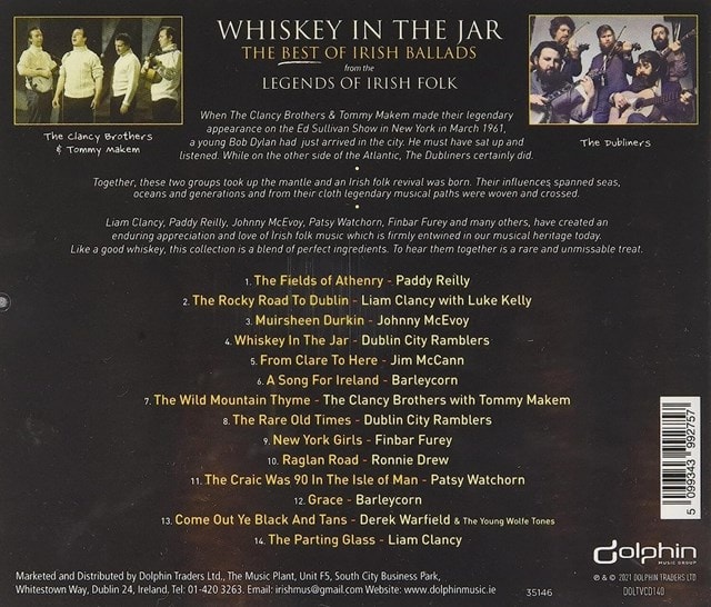 Whiskey in the Jar: The Best of Irish Ballads from the Legends of