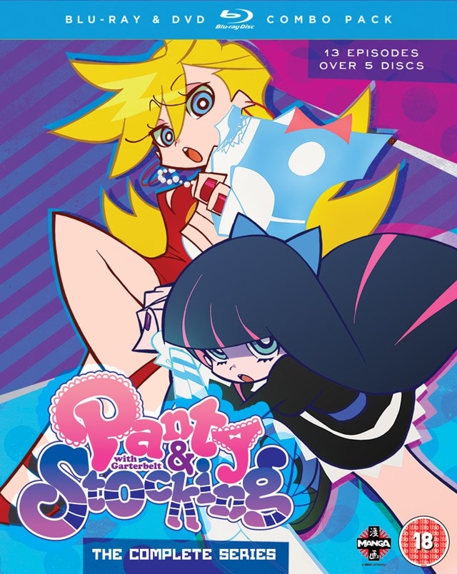 Panty And Stocking With Garter Belt The Complete Series Blu Ray Free Shipping Over £20