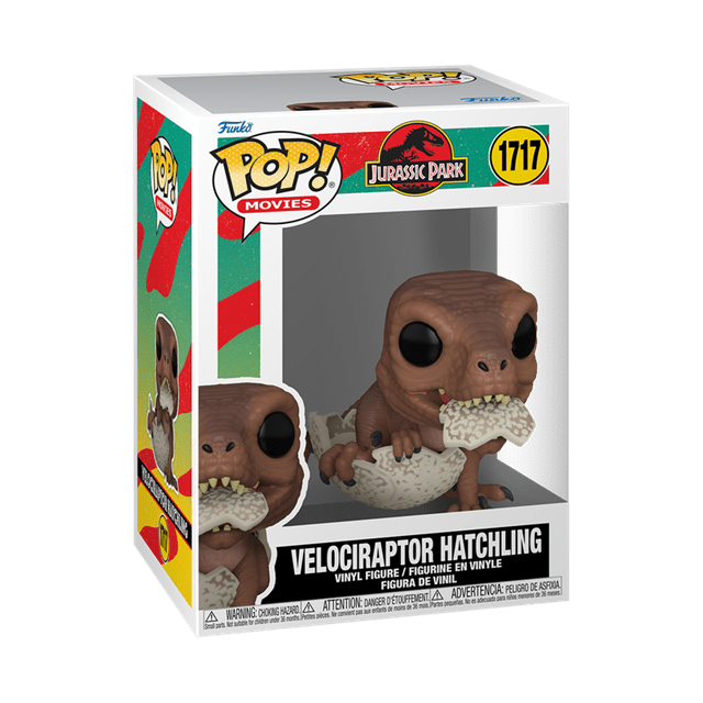 Velociraptor Hatchling 1717 Jurassic Park Funko Pop Vinyl - 2