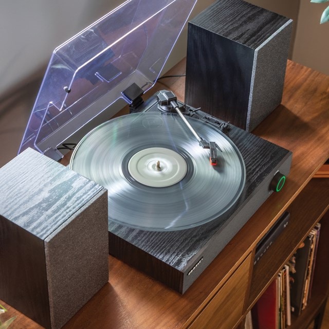 Crosley Zane Black Turntable & Speakers - 4