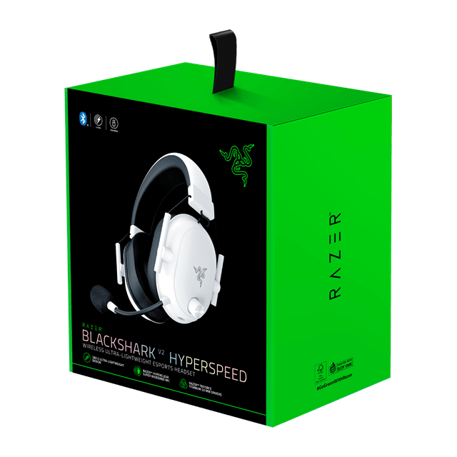 RAZER BlackShark V2 HyperSpeed Wireless Gaming Headset - White - 14